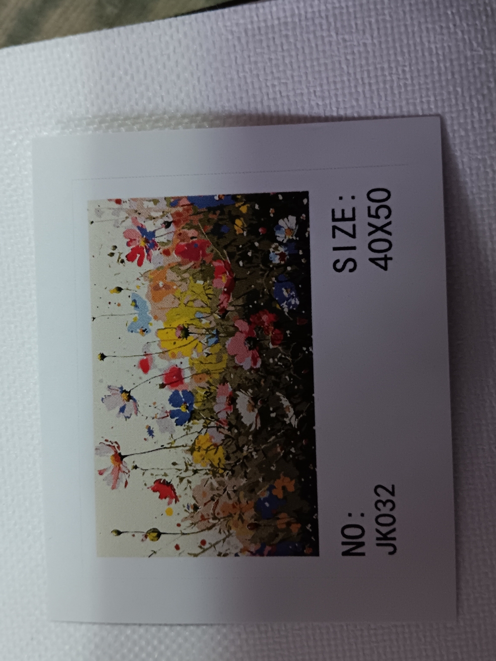 New Paint by number kit floral